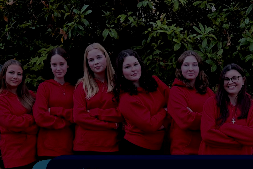 Bandfoto der Sunrise-Girls bei einem Auftritt